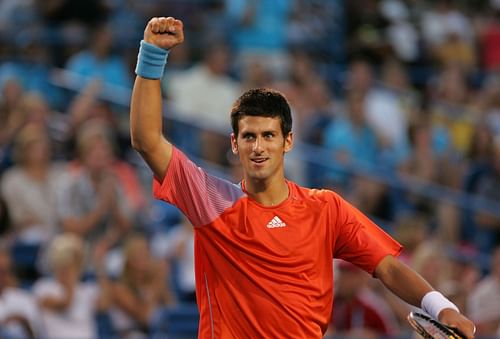 Novak Djokovic at Western & Southern Financial Group Masters.