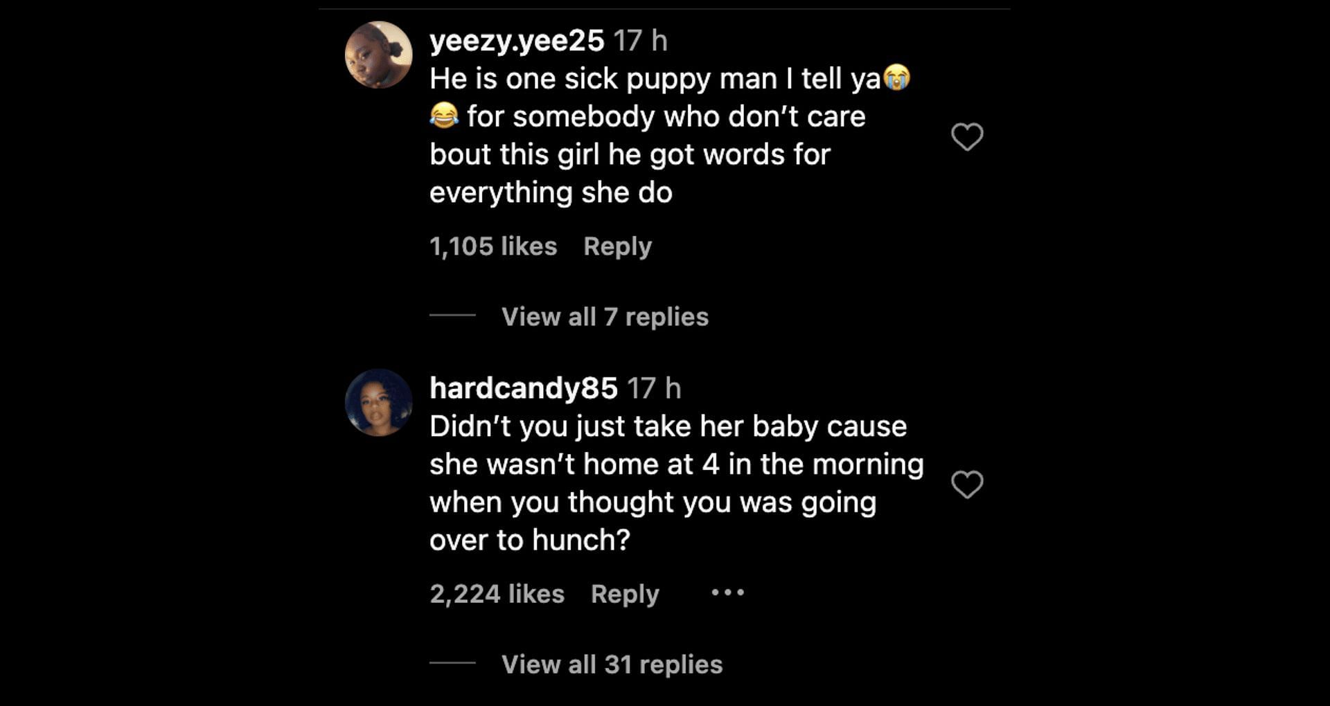 Social media users poured in hilarious comments after the rapper made claims about Chrisean Rock&#039;s alleged relationship with Offset. (Image via Instagram)