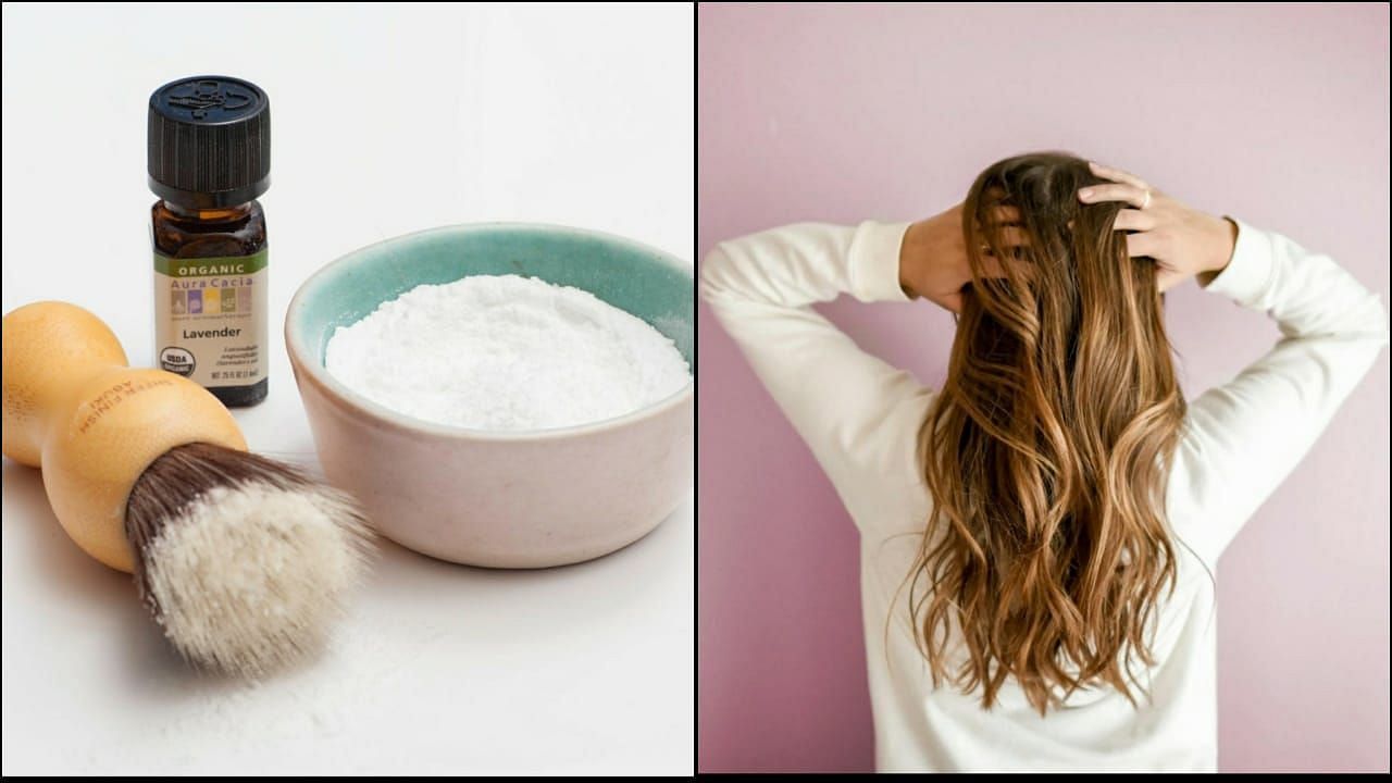 DIY dry shampoos (Image via Twitter/@WholeFoods and Pexels)