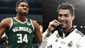 Giannis Antetokounmpo picks Cristiano Ronaldo as football's GOAT: "You gotta go with him"