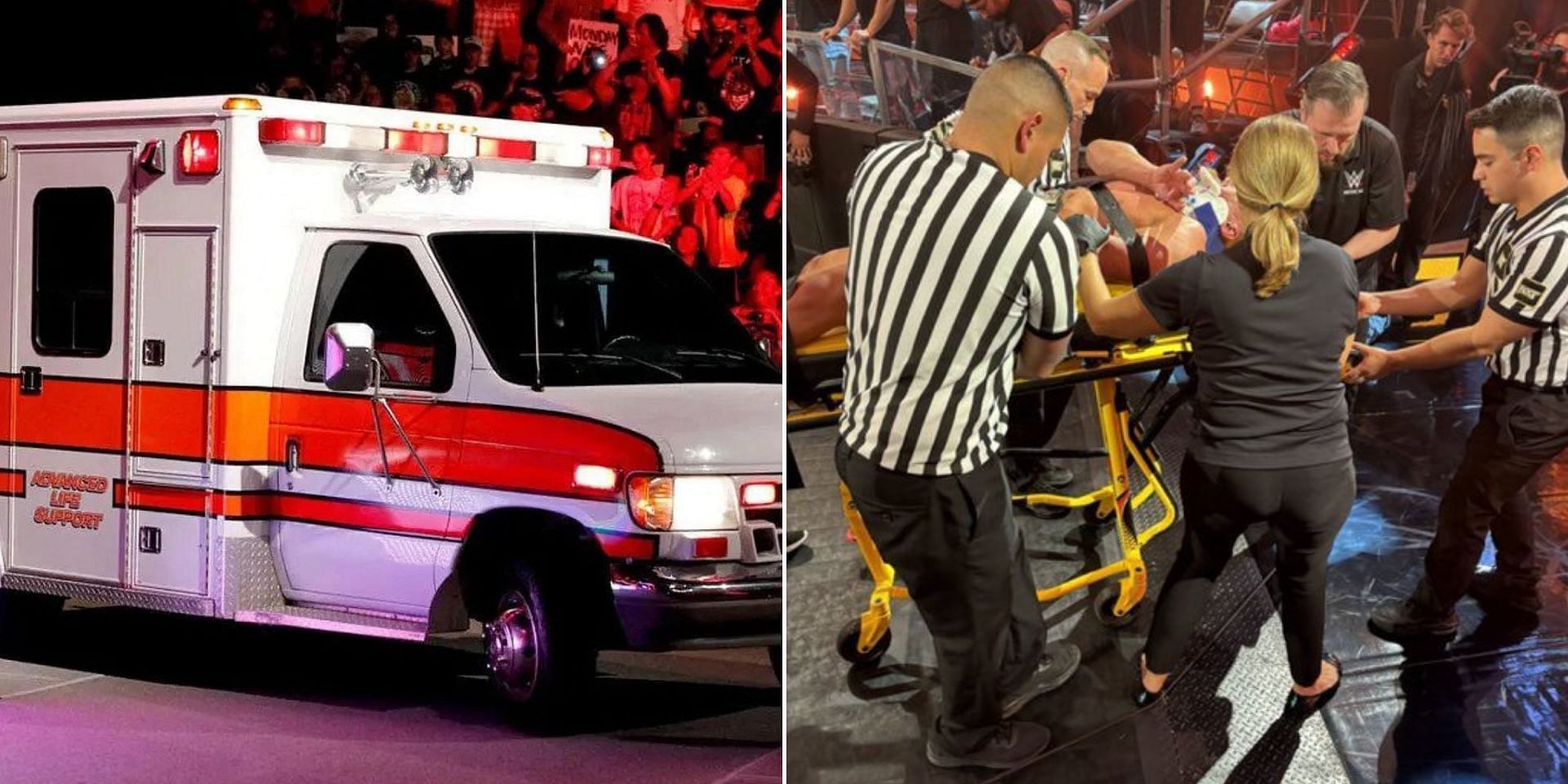 Ilja Dragonuv was injured on NXT