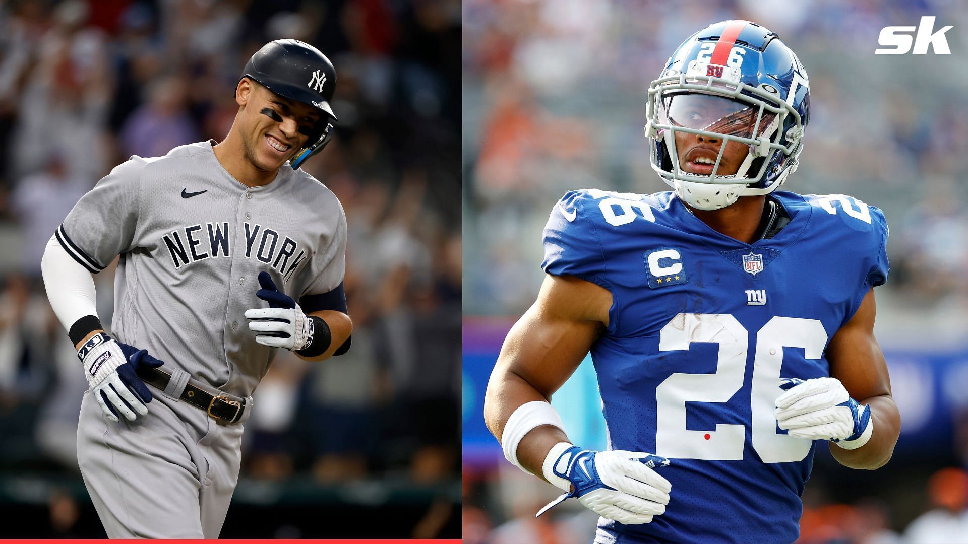 Aaron Judge recently held a meeting with NFL star Saquon Barkley