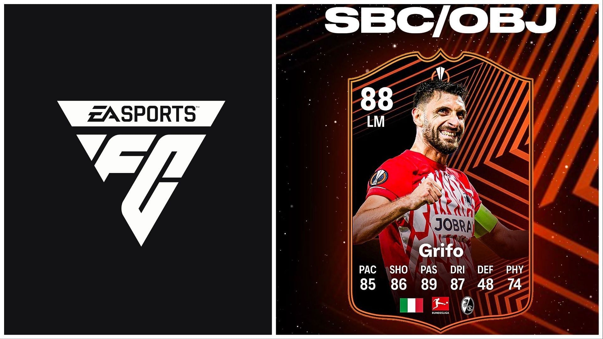 TOTGS Grifo has been leaked (Images via EA Sports and Twitter/FUT Sheriff)