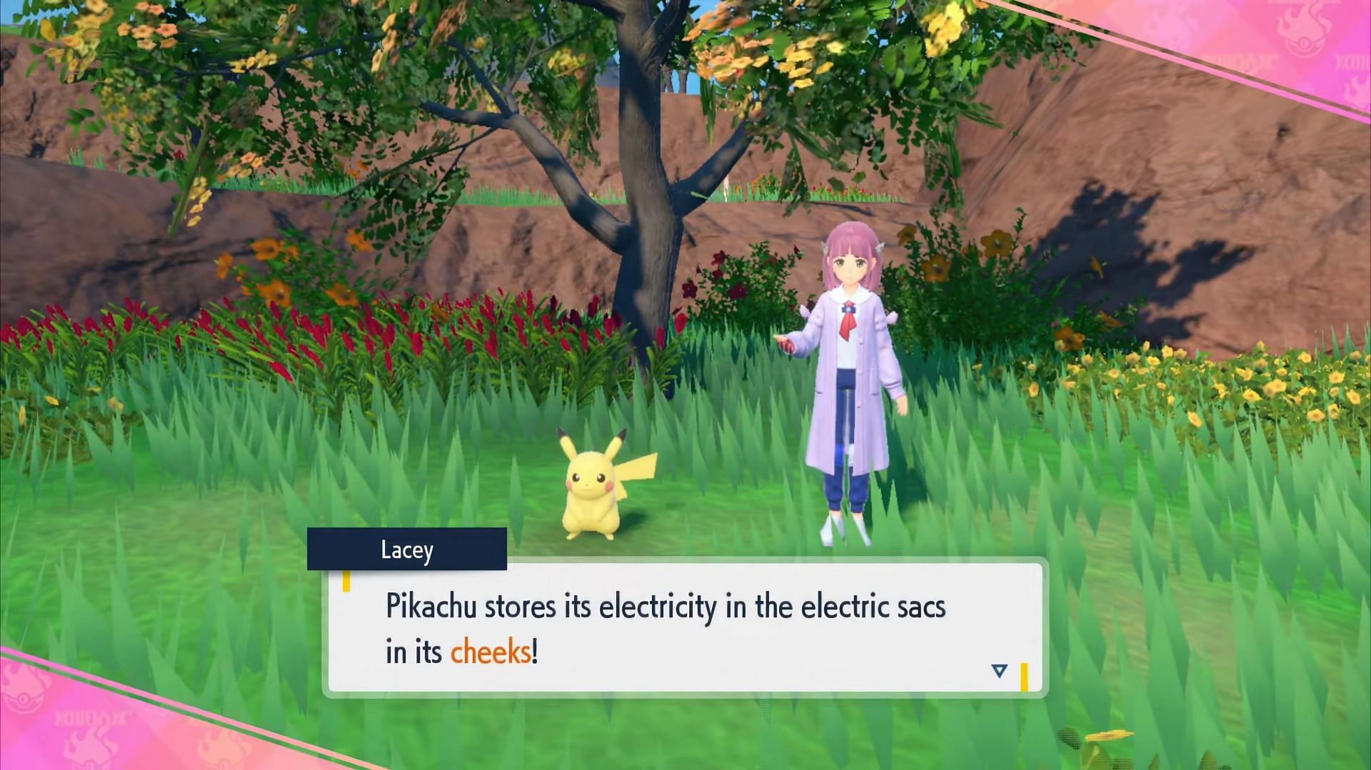 Pikachu stores electricity in its cheeks (Image via The Pokemon Company)