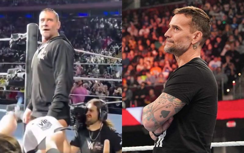 Why was the cameraman standing so close to CM Punk at WWE Live Event in MSG?