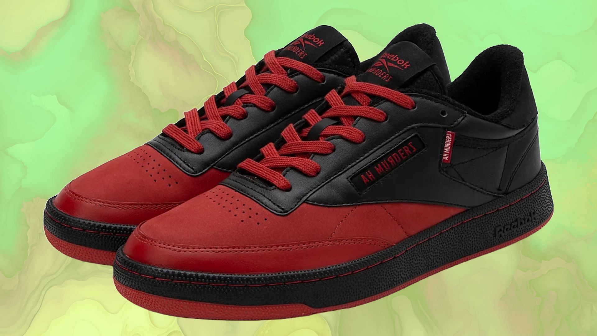 Atmos x Redspider Junior x Reebok Club C 85 Ah Murderz sneaker ( Image via Reebok)