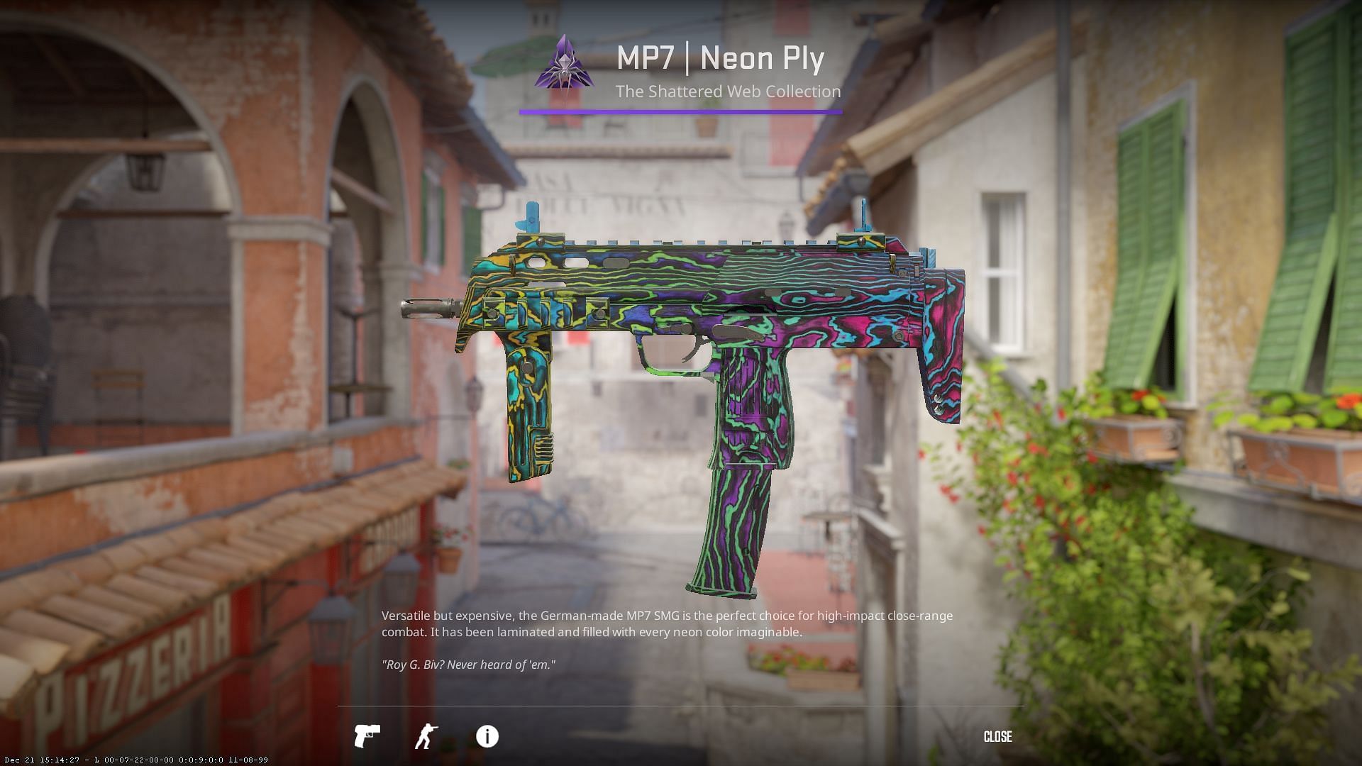 MP7 Neon Ply (Image via Valve)
