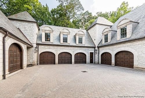 Travis Kelce's multiple garages. Credit: Brian Burns Photography/Realtor.com