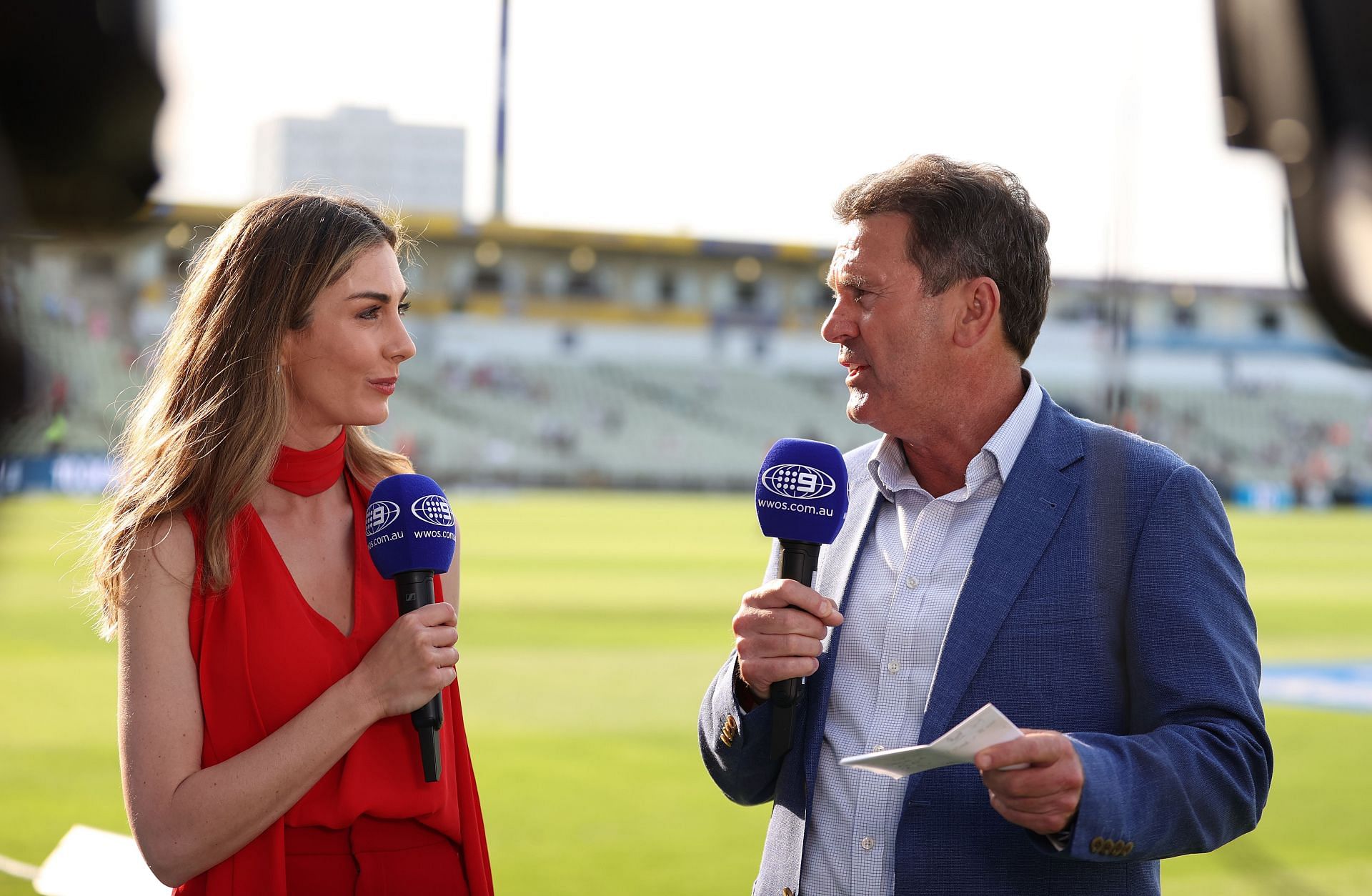 Former Australian captain Mark Taylor (right) (Pic: Getty Images)