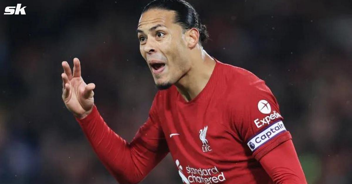 Virgil Van Dijk was left frustrated as Manchester United held Liverpool at Anfield