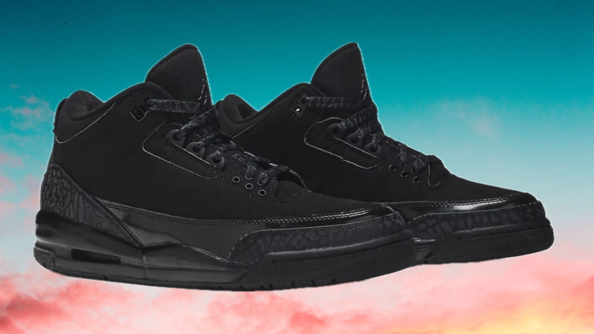 Air Jordan 3 Black Cat sneakers (Image via Instagram/@zsneakerheadz)