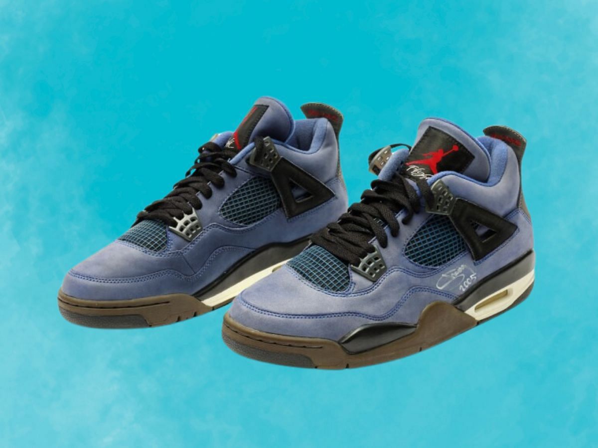 The Eminem signed Nike Air Jordan 4 Retro Eminem&#039; Encore&#039; 2005 (Image via Sotheby&#039;s)