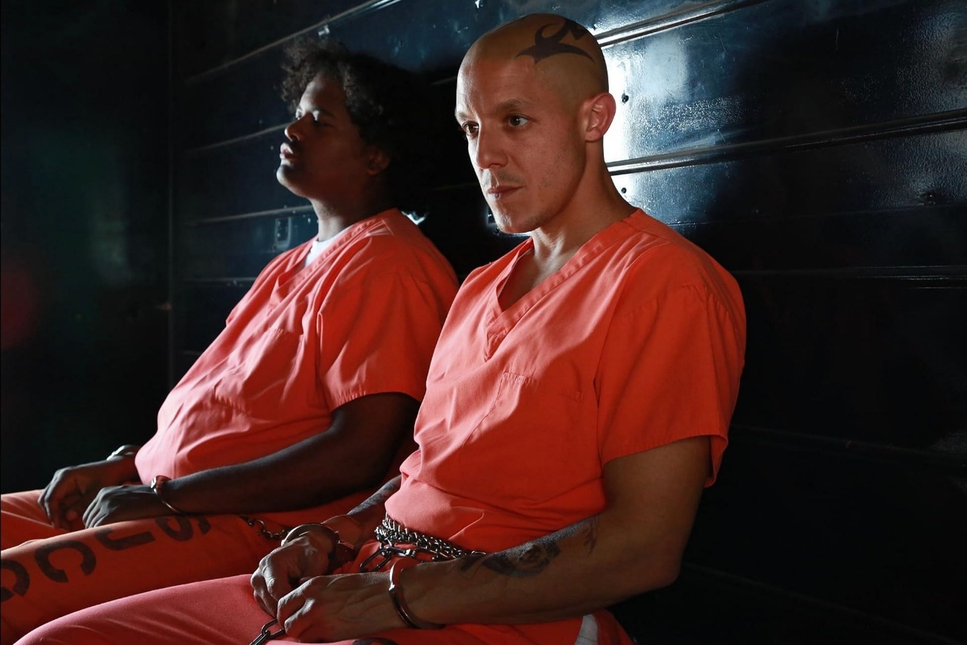 Theo Rossi in a scene from Sons of Anarchy (Image via IMDb)