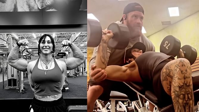 Rhea Ripley and her real-life partner Buddy Matthews spotted posing at 33-year-old WWE Superstar's gym