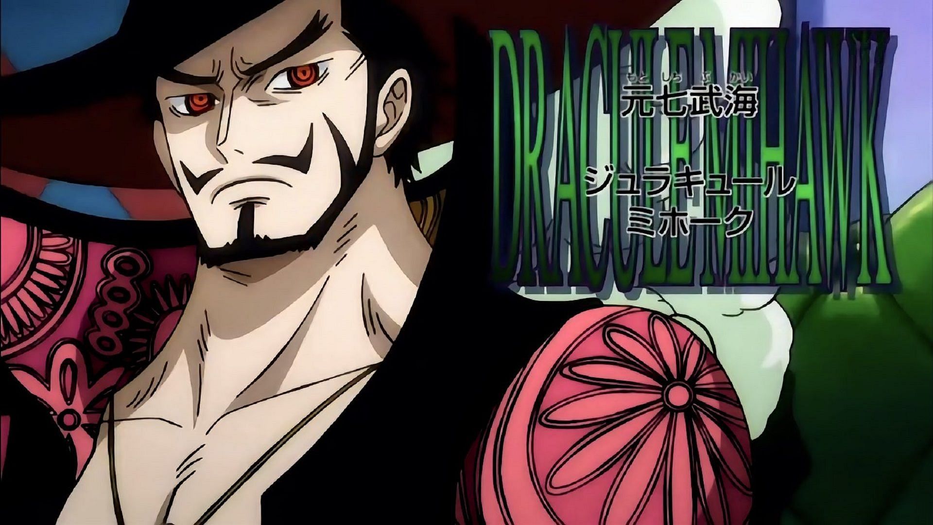 Dracule Mihawk, the World&#039;s Strongest Swordsman (Image via Toei Animation)