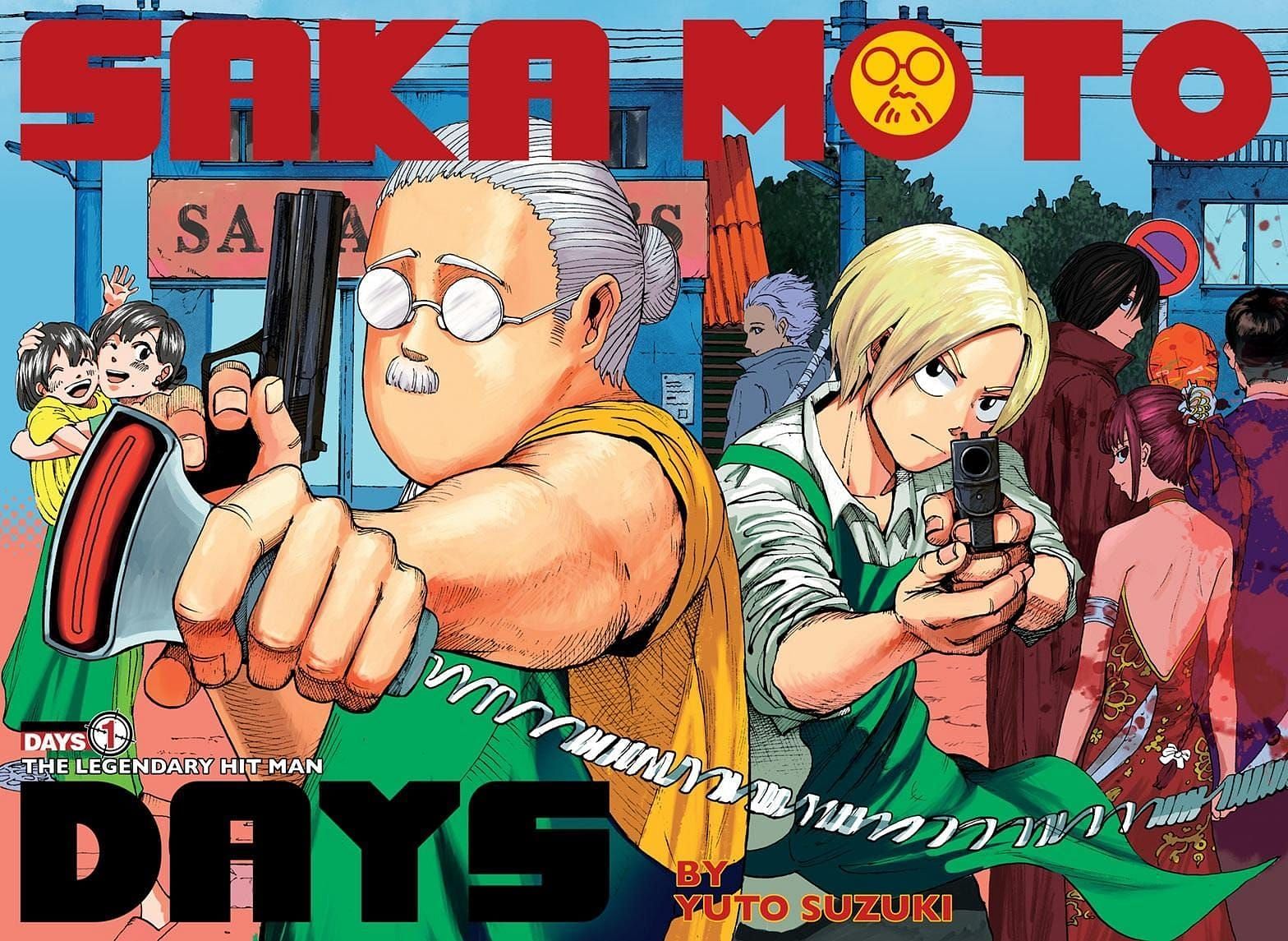 Sakamoto Days volume 1 cover art (Image via Suzuki Yuto/Shueisha)