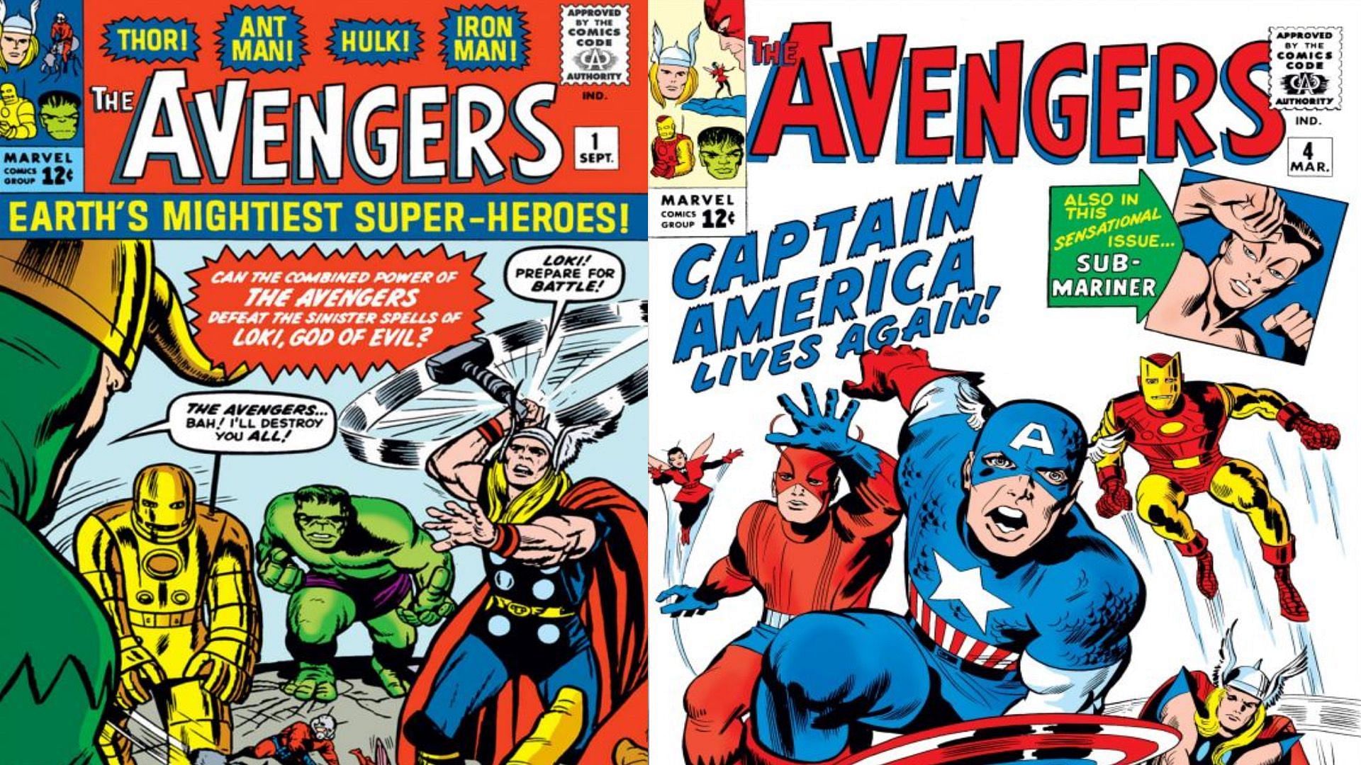The Avengers comic posters (Image via Marvel.com)