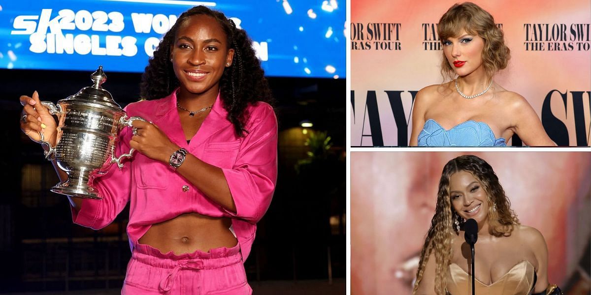 Coco Gauff, Taylor Swift and Beyonce