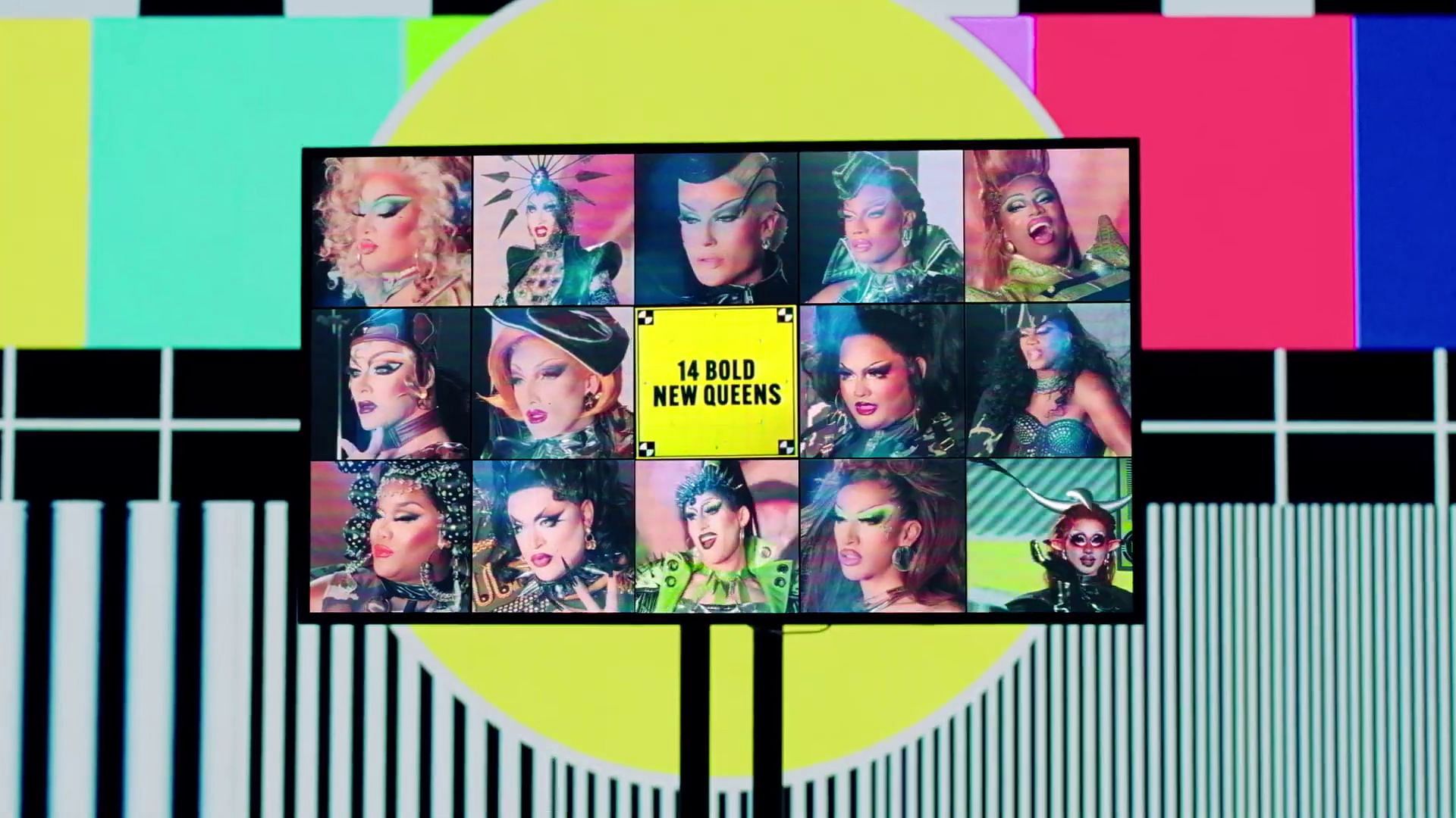 Fourteen new contestants (Image via YouTube/@RuPaul&#039;s Drag Race)