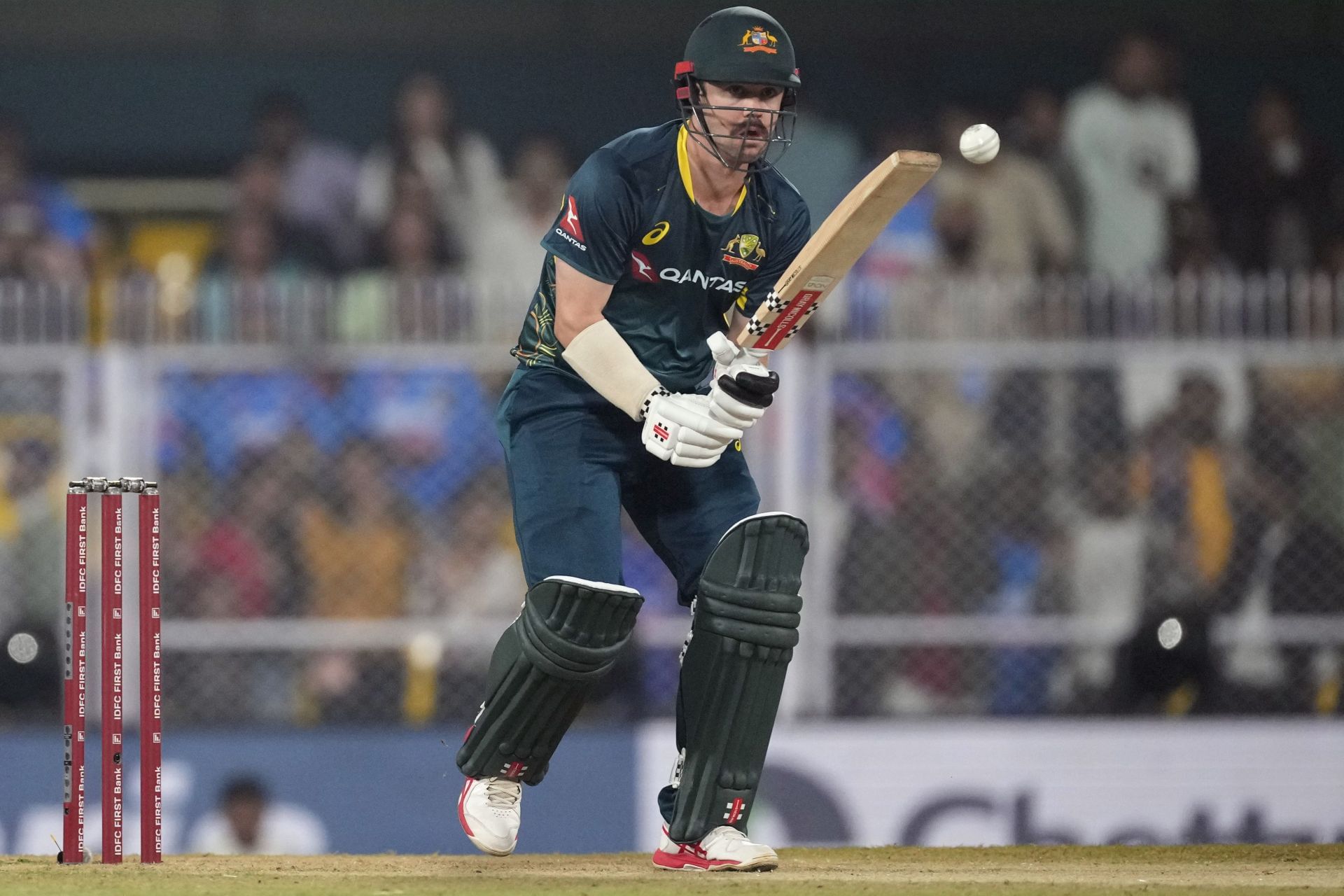 Travis Head during third T20I