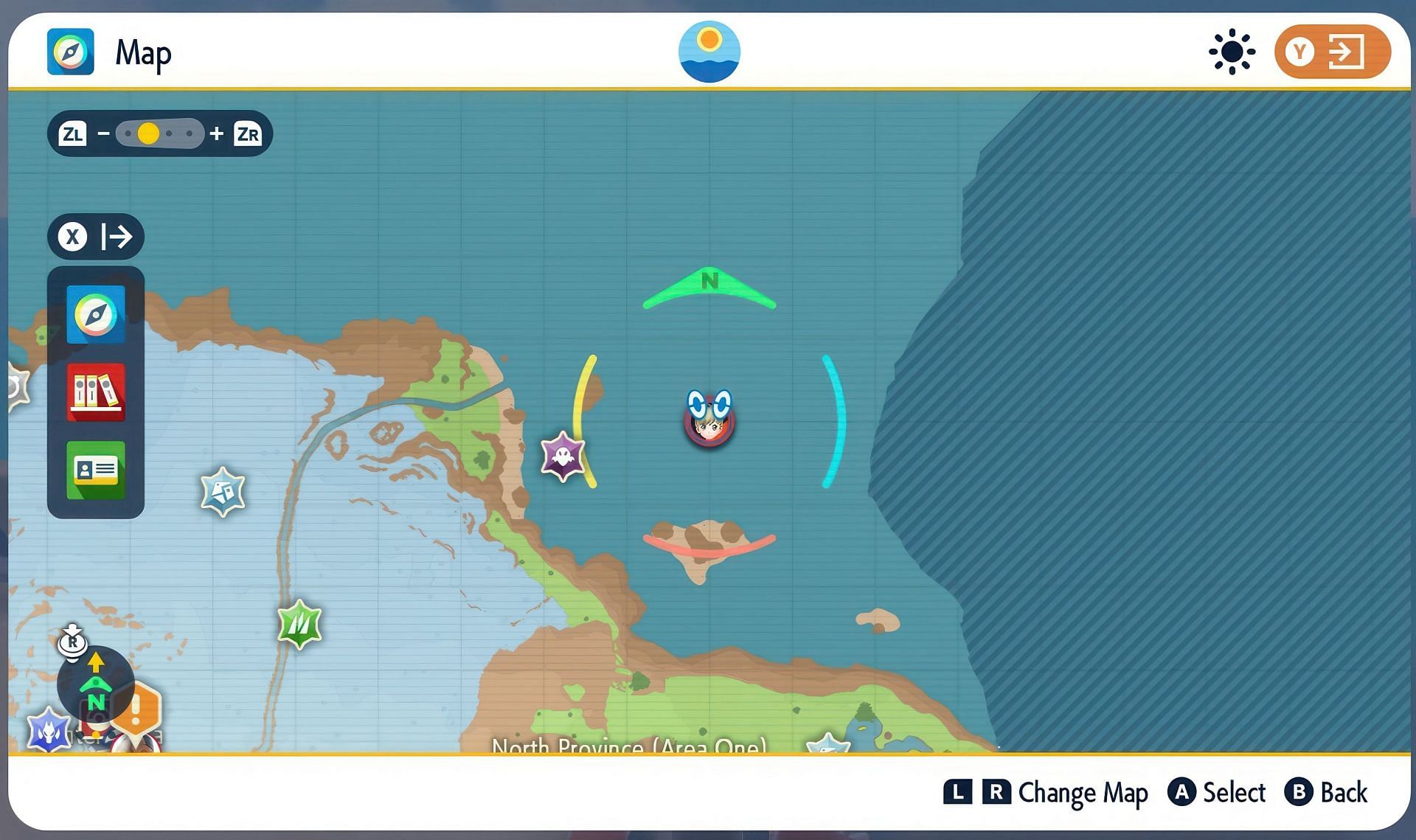 Location of Lugia in Scarlet Violet (Image via The Pokemon Company)