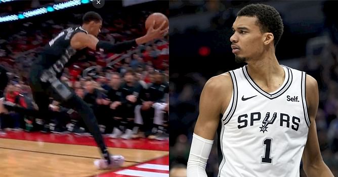 Watch: Victor Wembanyama displays LeBron James-esque recovery after nastily rolling his ankle