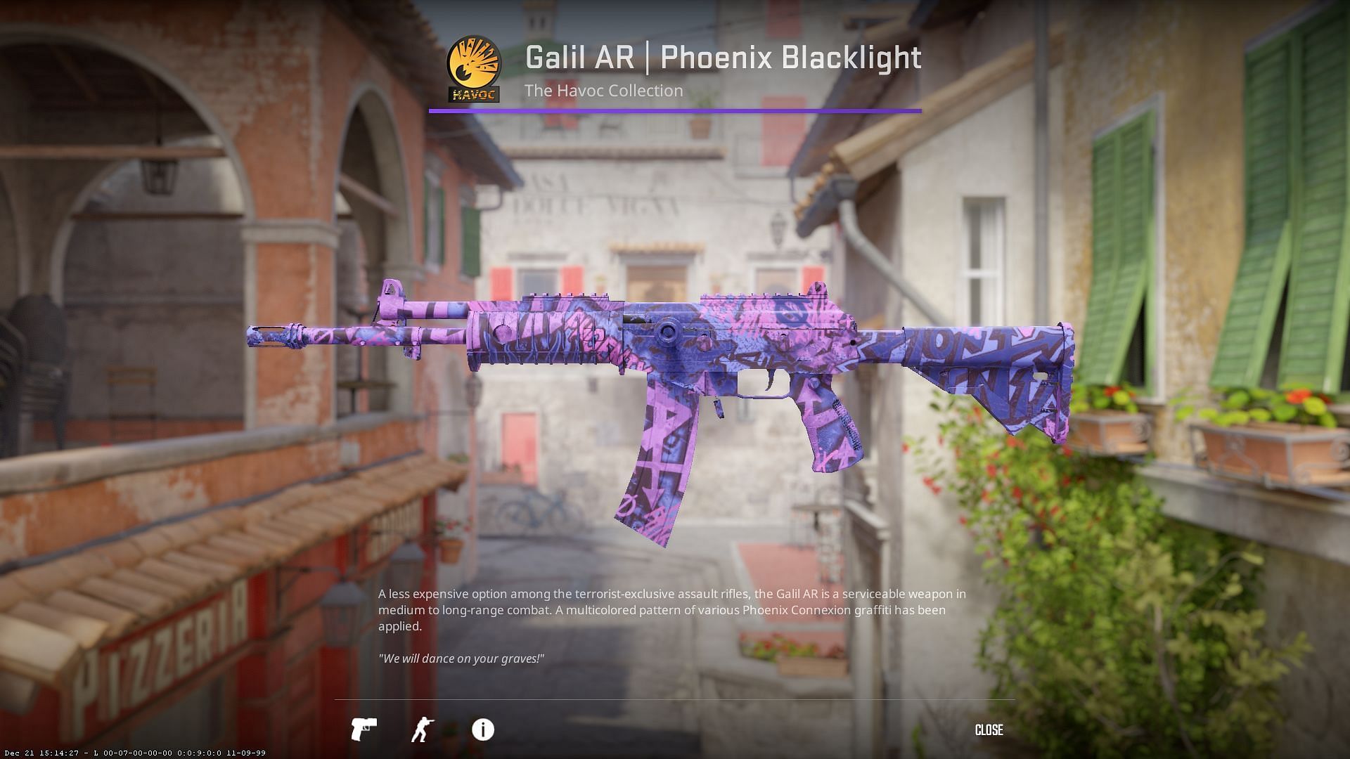 Galil AR Phoenix Blacklight (Image via Valve)