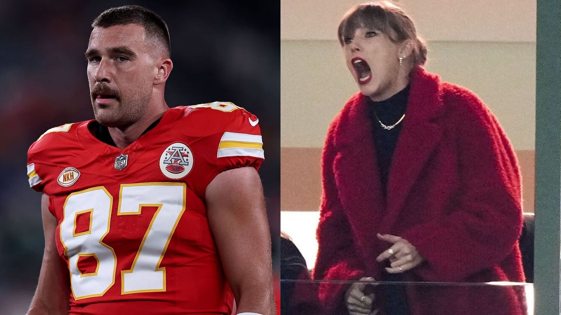 Taylor Swift wears vintage game gear for Chiefs-Bill game