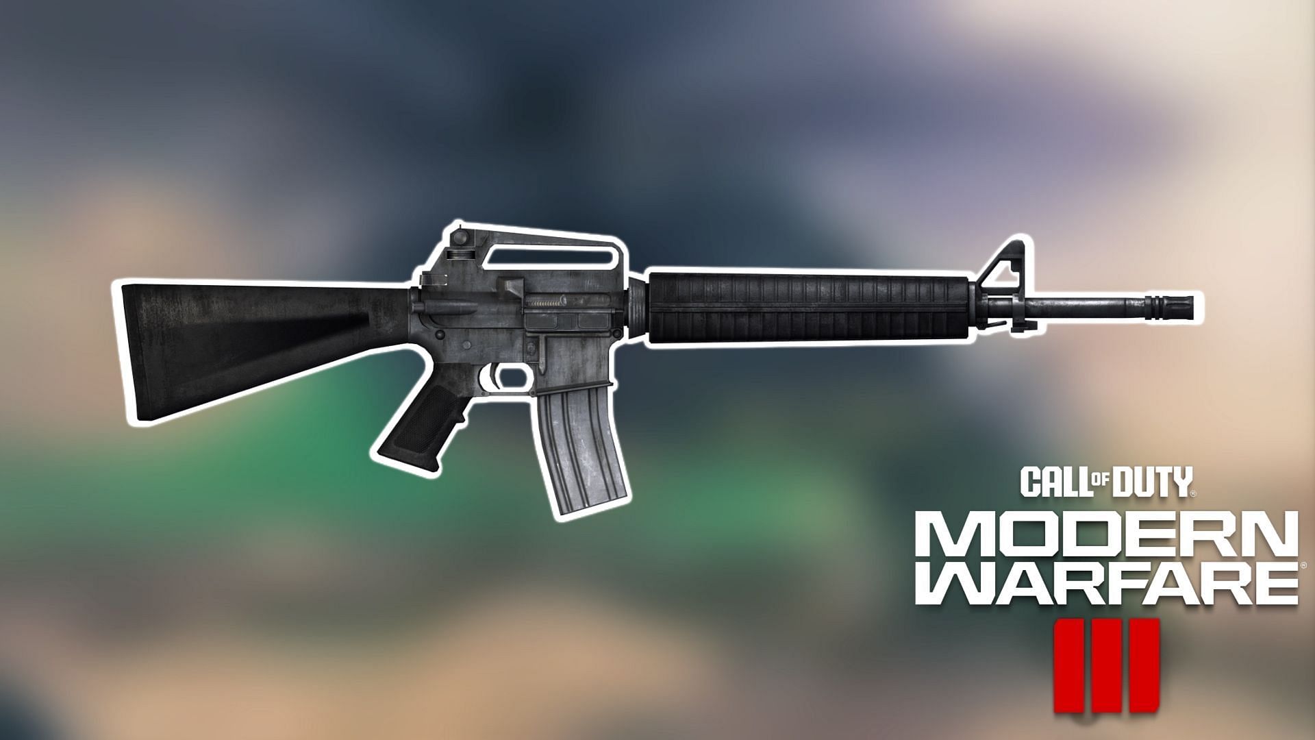 The M16 assault rifle in MW3 Zombies (Image via Activision)