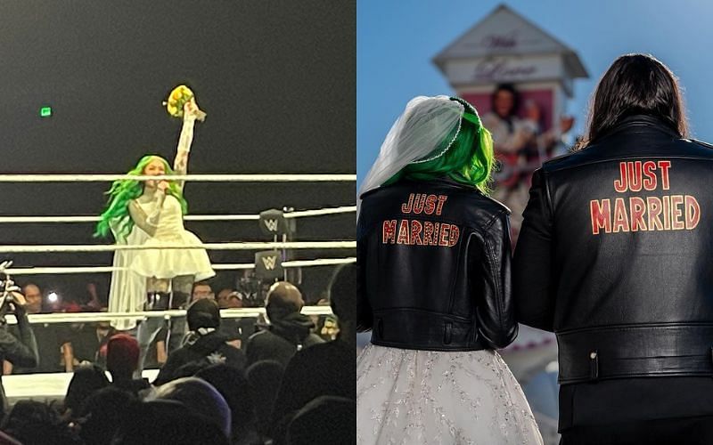 WWE Superstar appeared at House Show in wedding dress after eloping in Las Vegas