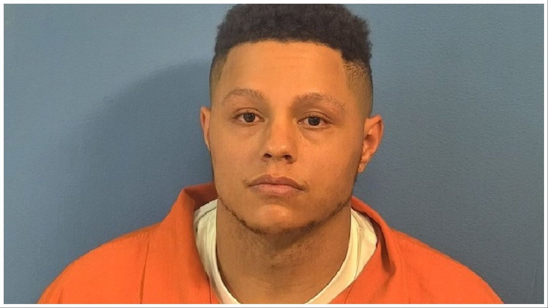 Kendall Yarborough (above) has been accused of killing his half-brother, (Image via DuPage County State Attorney