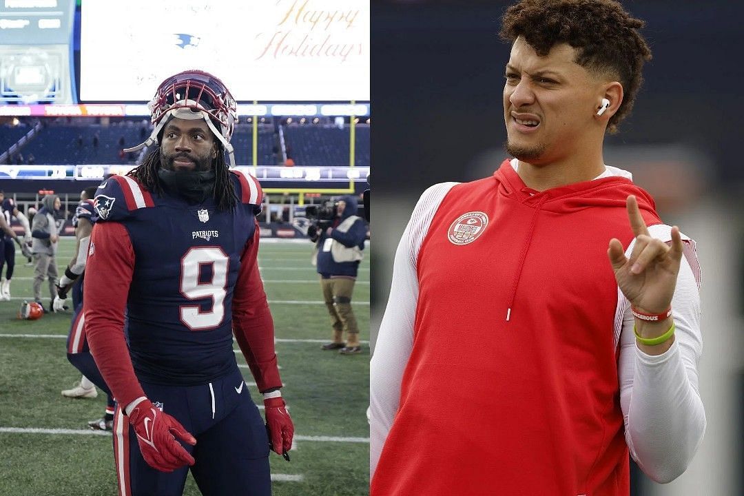 Mathew Judon, left, Patrick Mahomes, right 