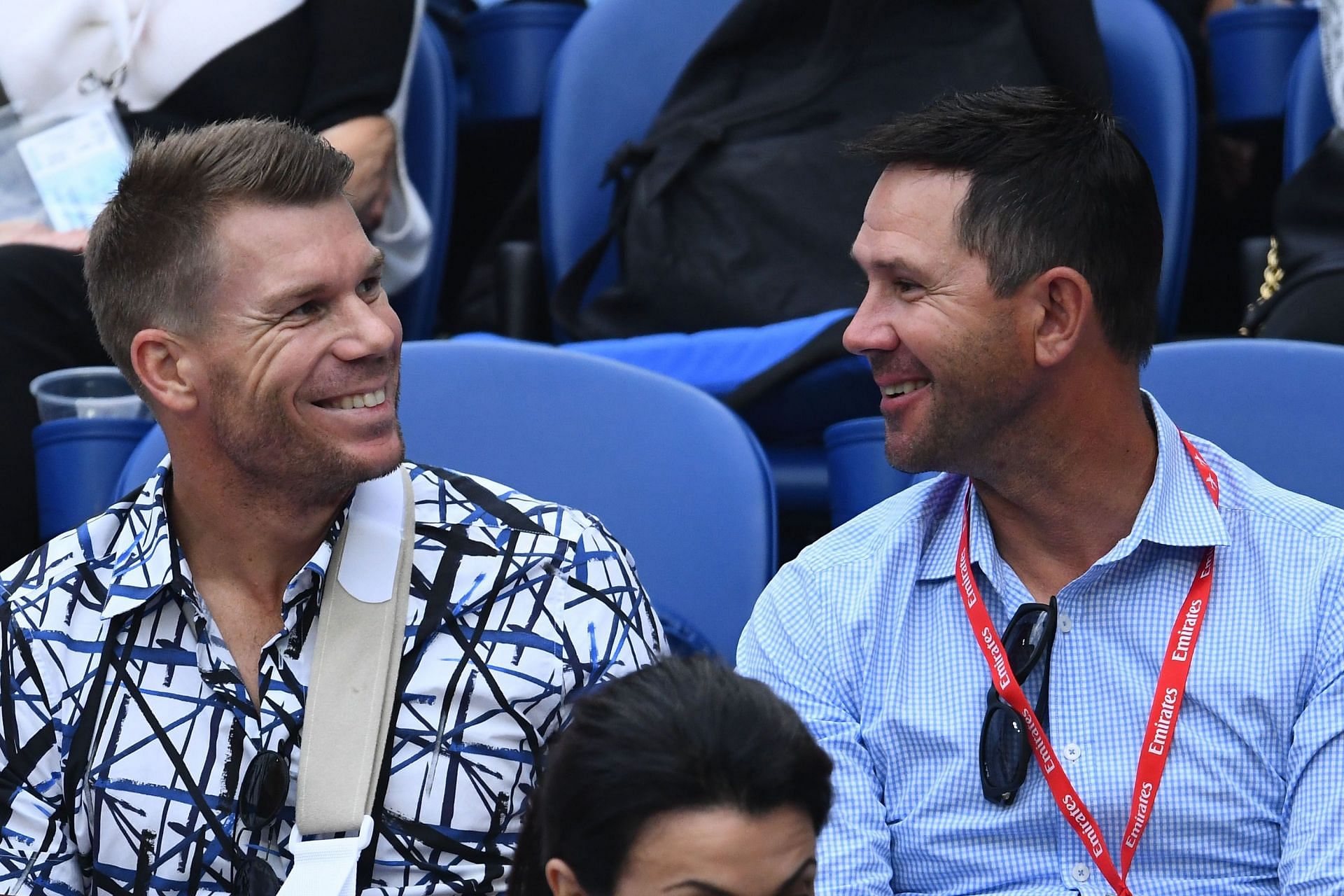 David Warner (left) and Ricky Ponting (Pic: Getty Images)