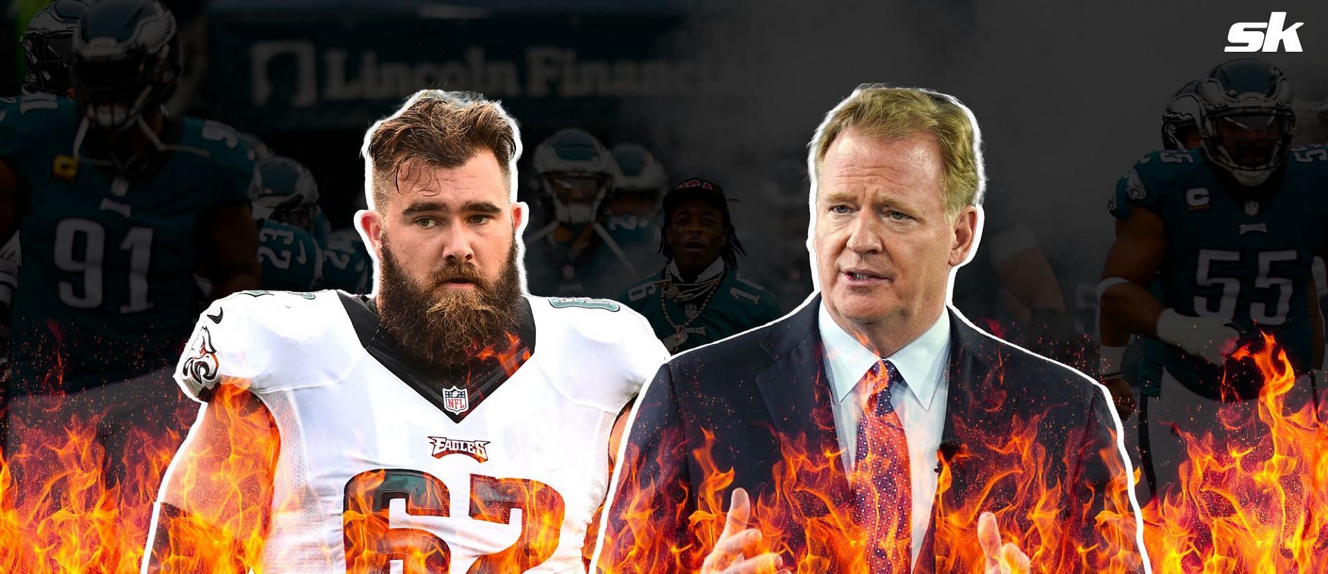 Jason Kelce sounds off on commissioner Roger Goodell