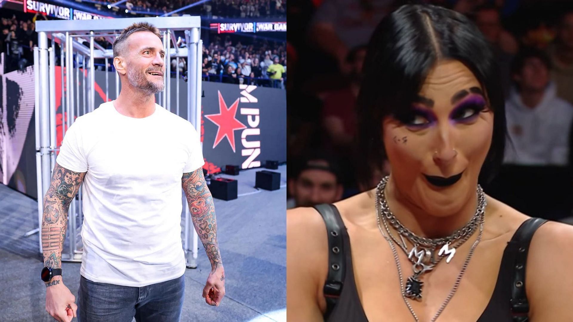 Rhea Ripley was at ringside for CM Punk