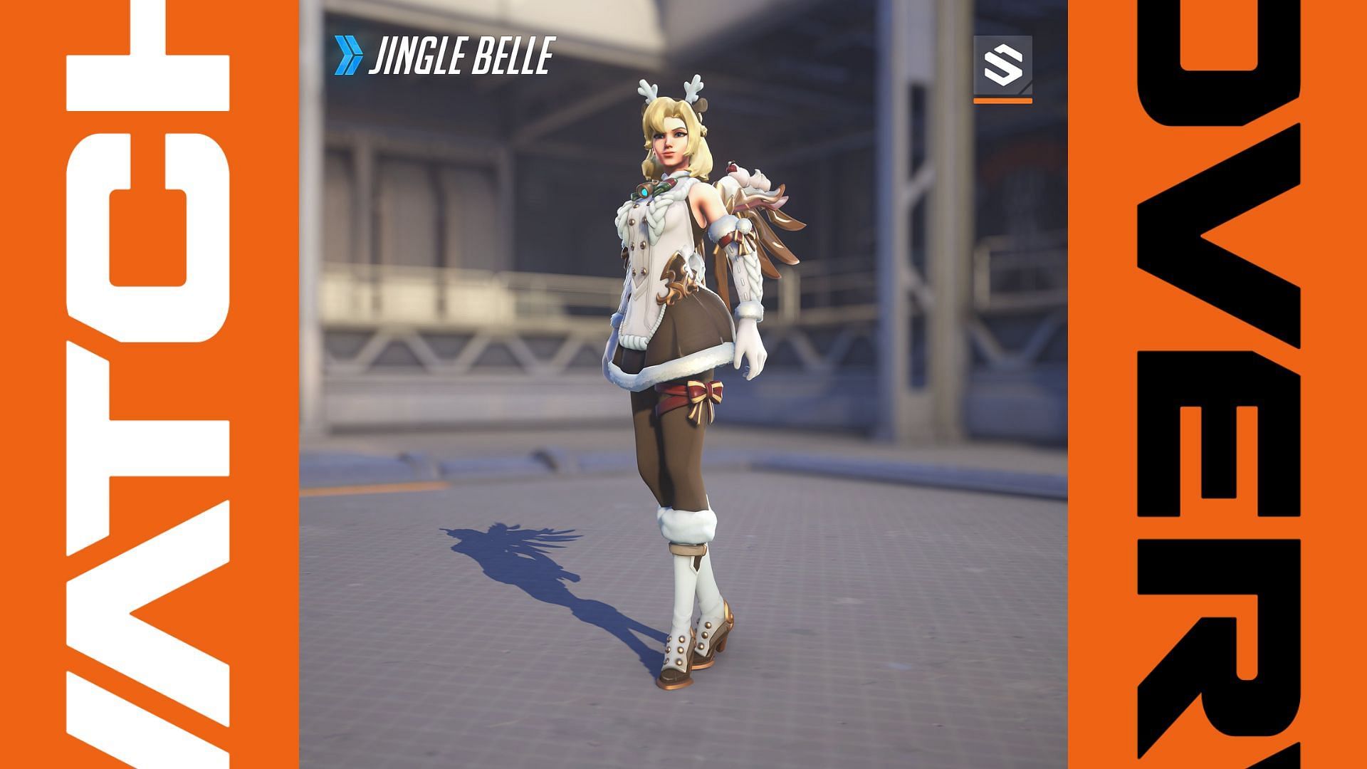 Jingle Belle Mercy (Image via Blizzard Entertainment)