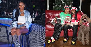 WATCH: Deion Sanders' daughter Deiondra Sanders and BF Jacquees bring out Ferrari worth over $100,000 to give out presents in Atlanta