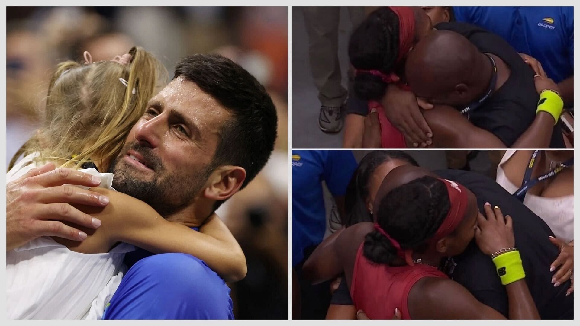 Djokovic and Gauff celebrated their US Open triumphs in style
