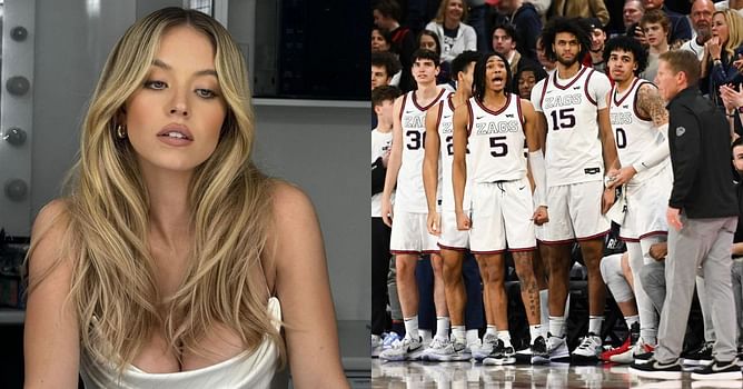 $10,000,000 worth Sydney Sweeney claims multiple Gonzaga basketball players tried approaching Euphoria actress - "I had some guys slid into my DMs"