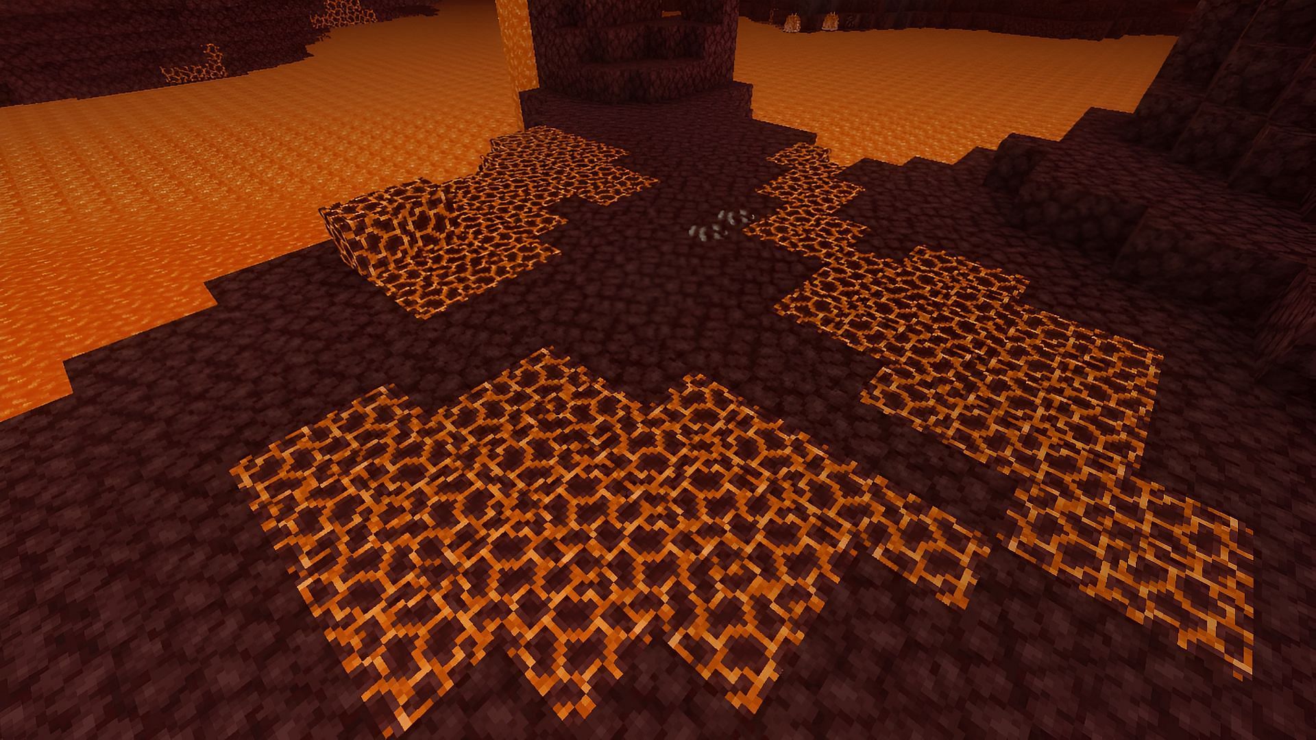 Magma blocks aren&#039;t just used for traps and mob farms in Minecraft (Image via Mojang)