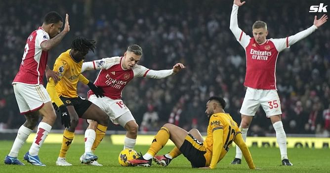 "It's lonely at the top," "Why do we make it hard for ourselves" - Twitter reacts as Arsenal defeat Wolves 2-1 in PL fixture