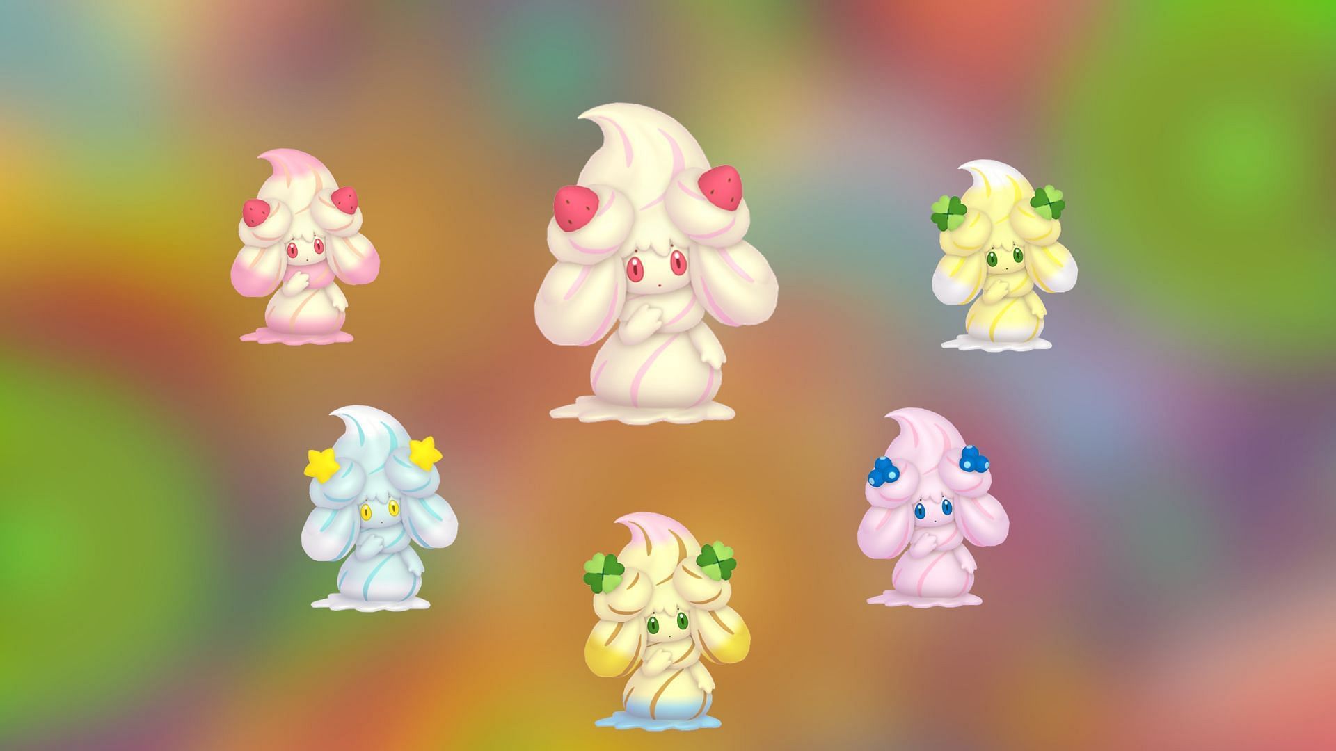 Alcremie&#039;s BST is 495 (Image via Niantic)