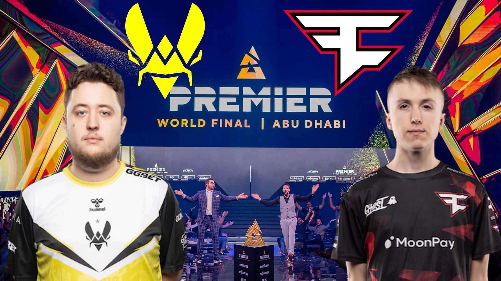 Team Vitality vs FaZe Clan in CS2 Blast Premier World Final 2023