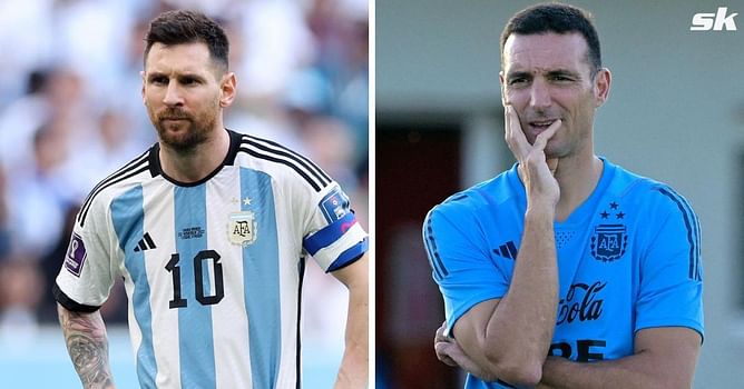 Argentina boss Lionel Scaloni dropped shock exit hint due to 'tension' with Lionel Messi during WC qualifier against Brazil - Reports