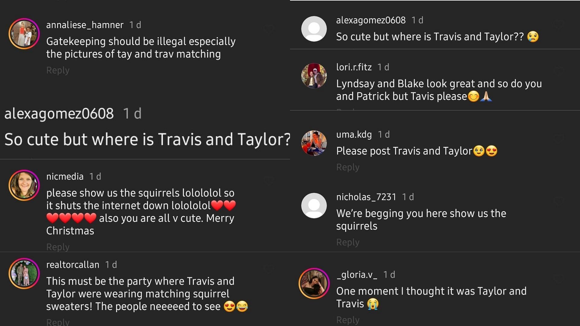 Image Credit: Comments about Taylor Swift and Kelce from Brittany Mahomes&#039; Instagram account