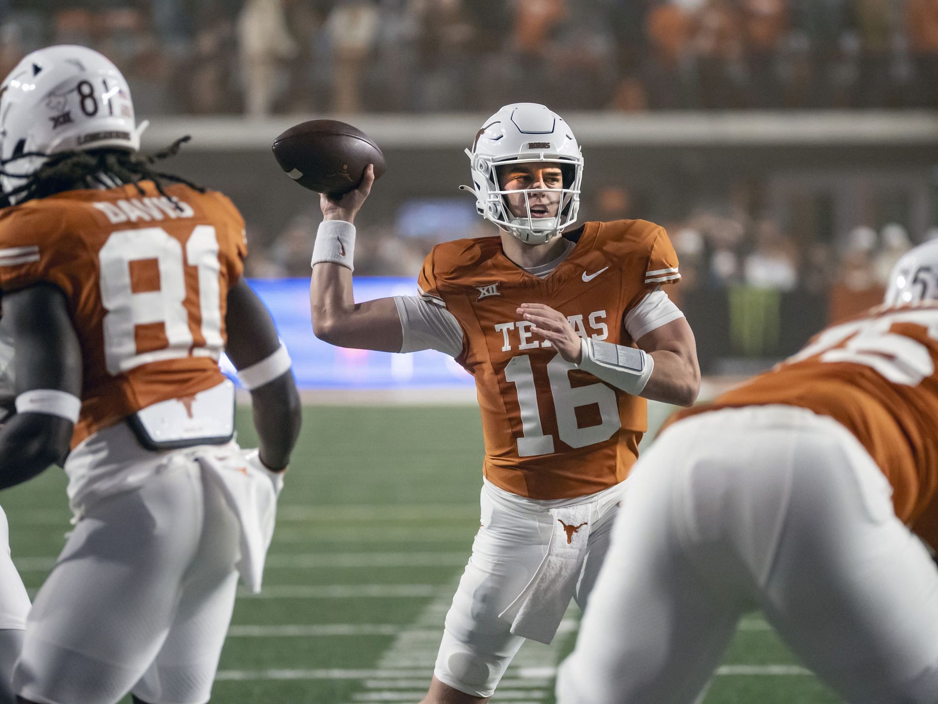 18-year-old Arch Manning representing Texas this season