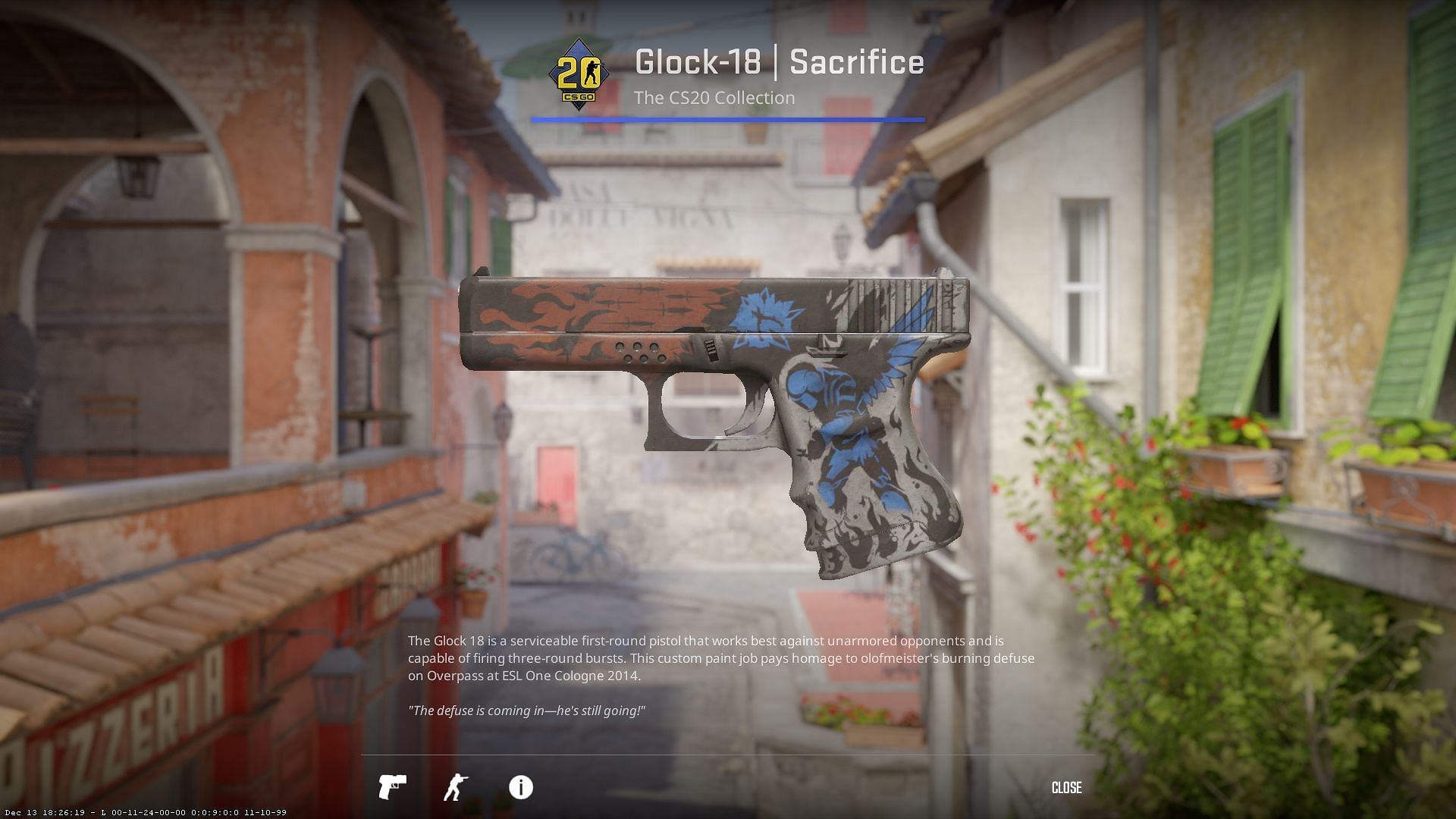 Glock-18 Sacrifice (Image via Valve)