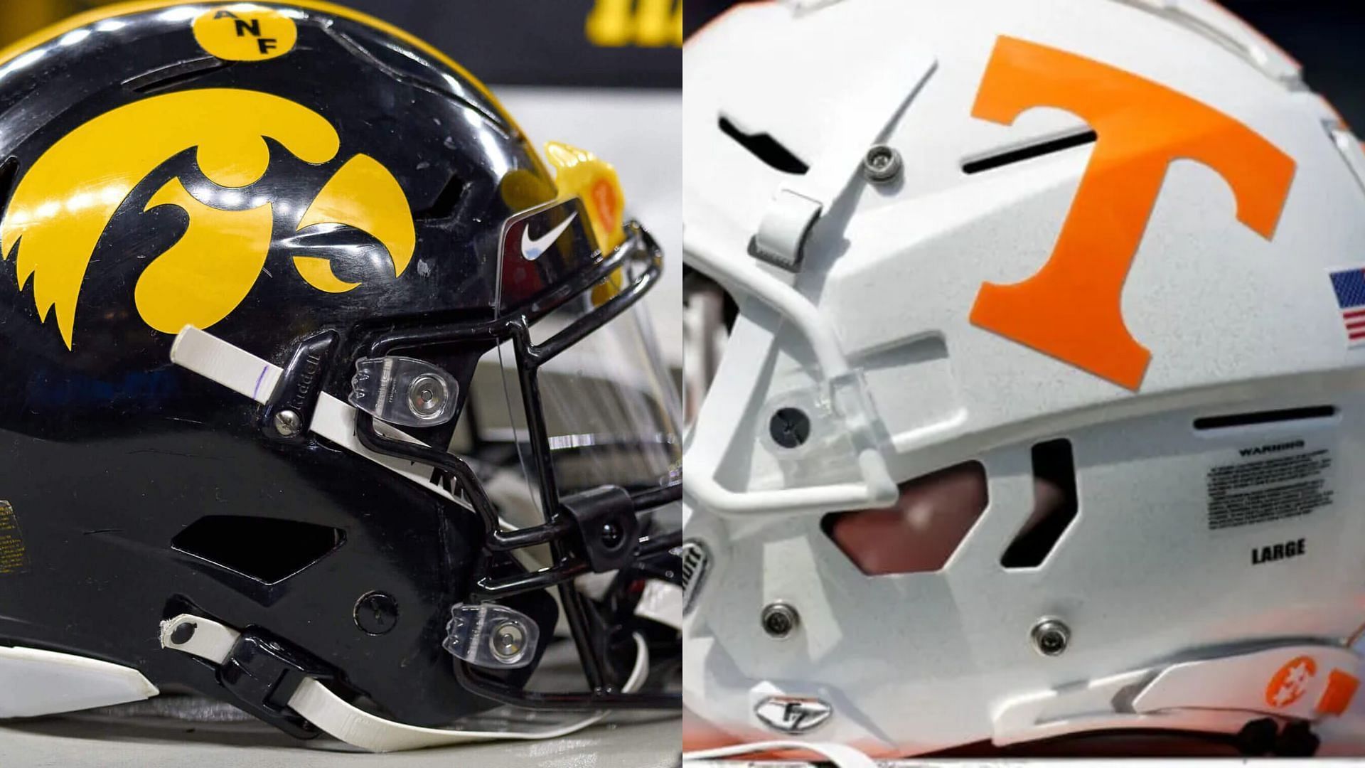 The Iowa Hawkeyes and the Tennessee Volunteers will face off in the Cheez-It Citrus Bowl. (Image credit: Robin Alam and Streeter Lecka/Getty Images)