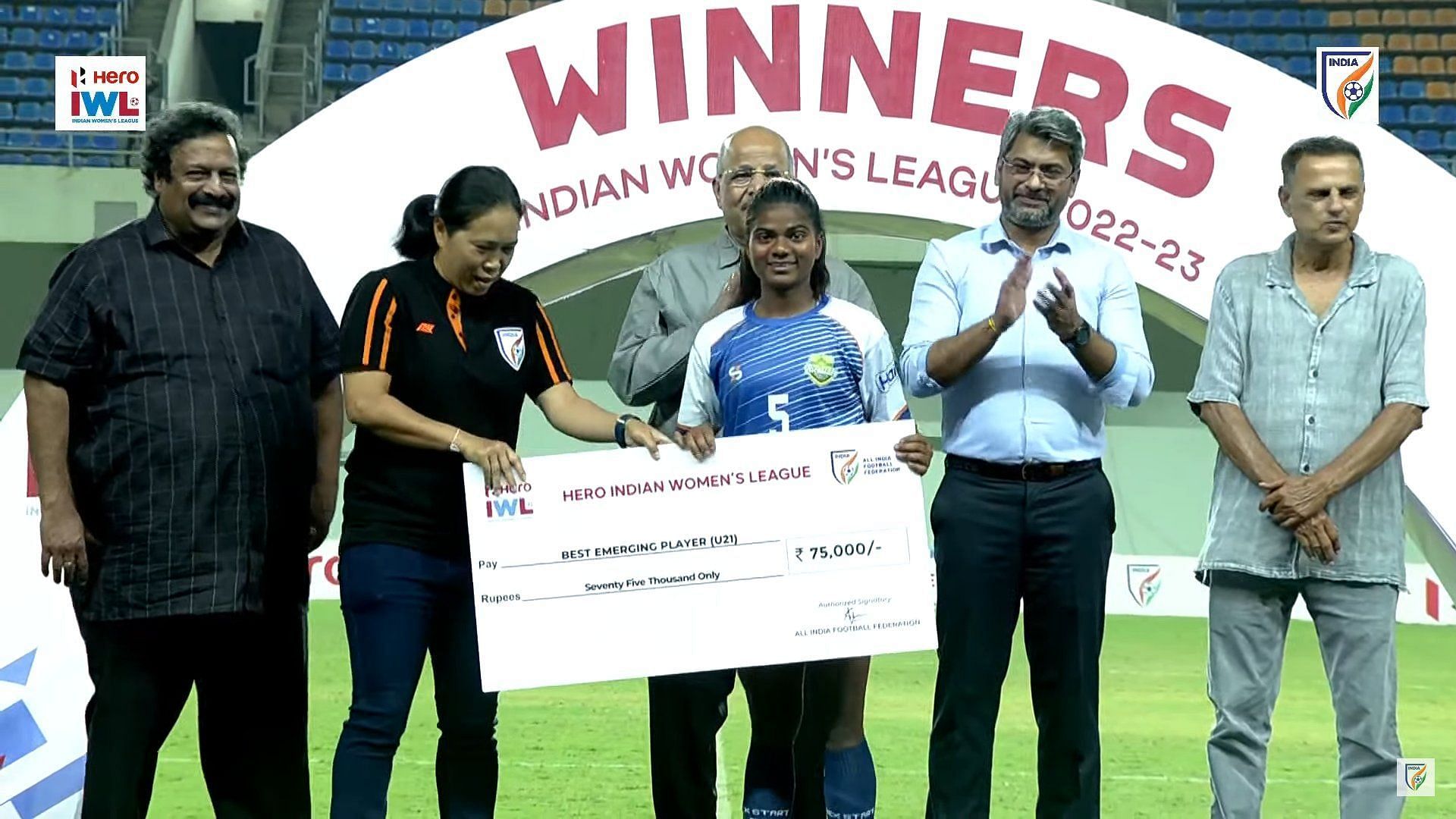Astam awarded the Best Emerging Player of the 2022-23 IWL season.