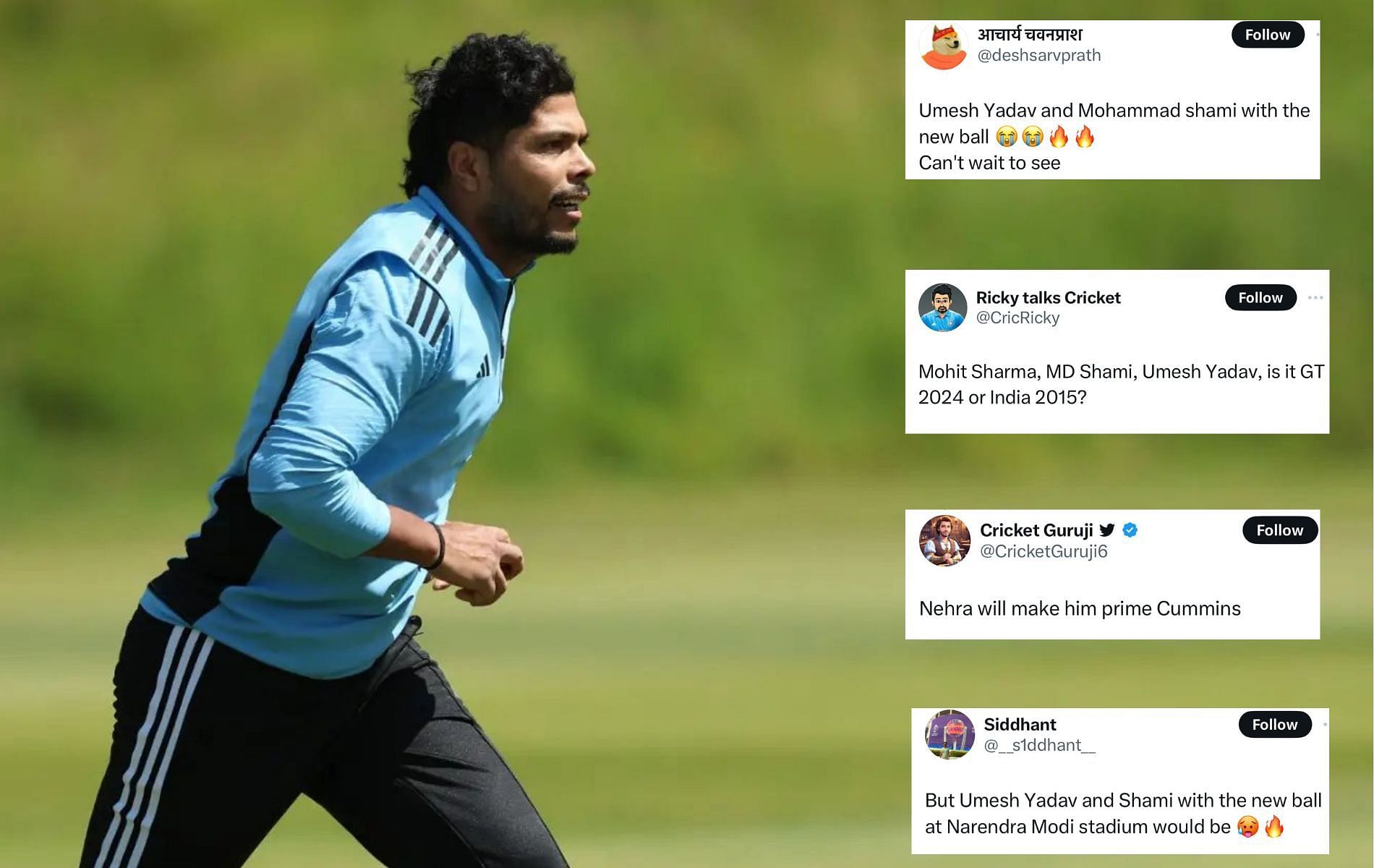 Umesh Yadav to play for GT in IPL 2024. (Pics: X)